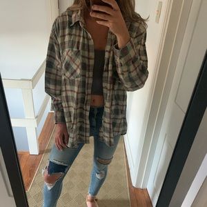 Vintage LANDS END flannel